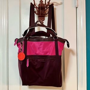 Cole Haan Convertible Backpack Garnet